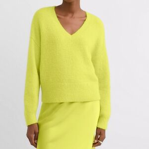 Loft Ribtrim Relaxed V-Neck Sweater